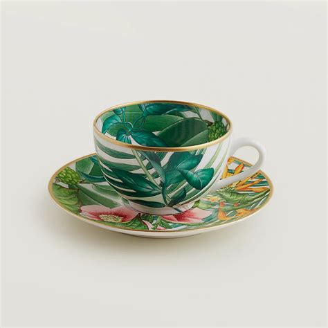 hermes passifolia tea cup|Hermès Passifolia Tea Cup and Saucer .